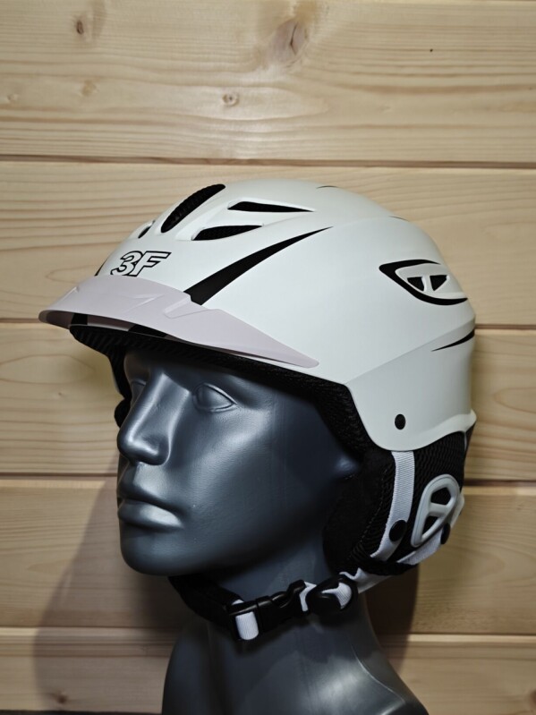 PRILBA 3F VISION HELMET MATTE WHITE 55-58CM
